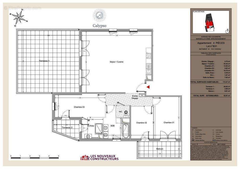 Appartement à MARSEILLE-8E