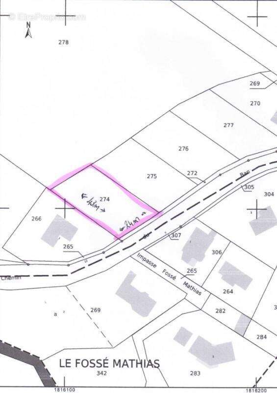 Terrain à SAINT-AMAND-SUR-FION