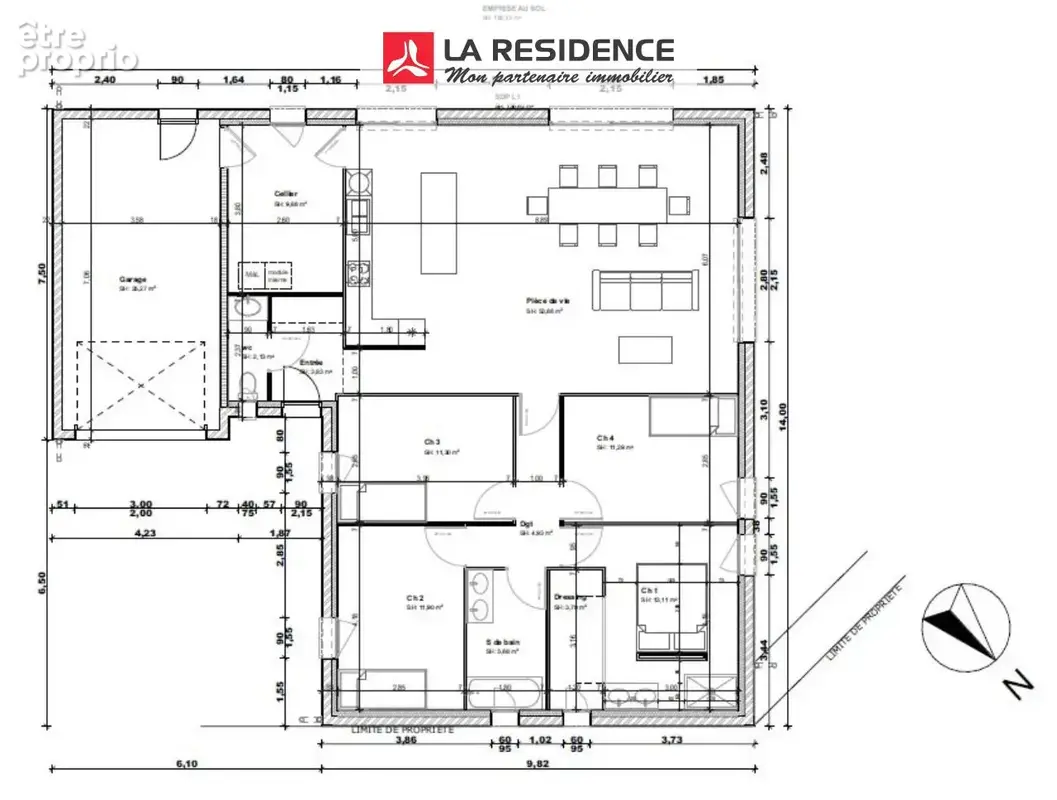 Terrain 449 m² à Vineuil  - photo 3