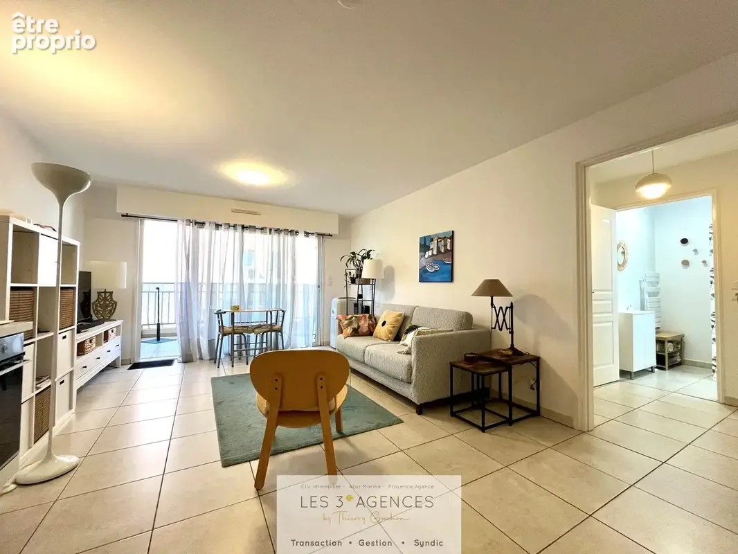 Grand T2 de 58 m2  terrasse et parking en sous-sol   Vendu loué - photo 2
