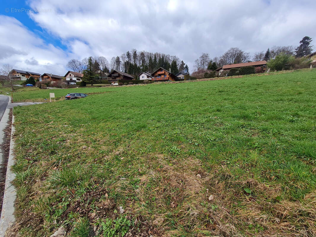 833 m2 terrain a batir - secteur vallee verte - saxel 74420 - photo 3