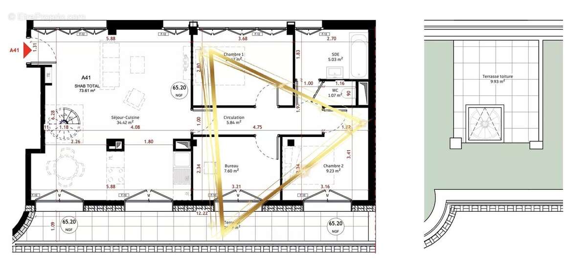 Appartement à PARIS-13E