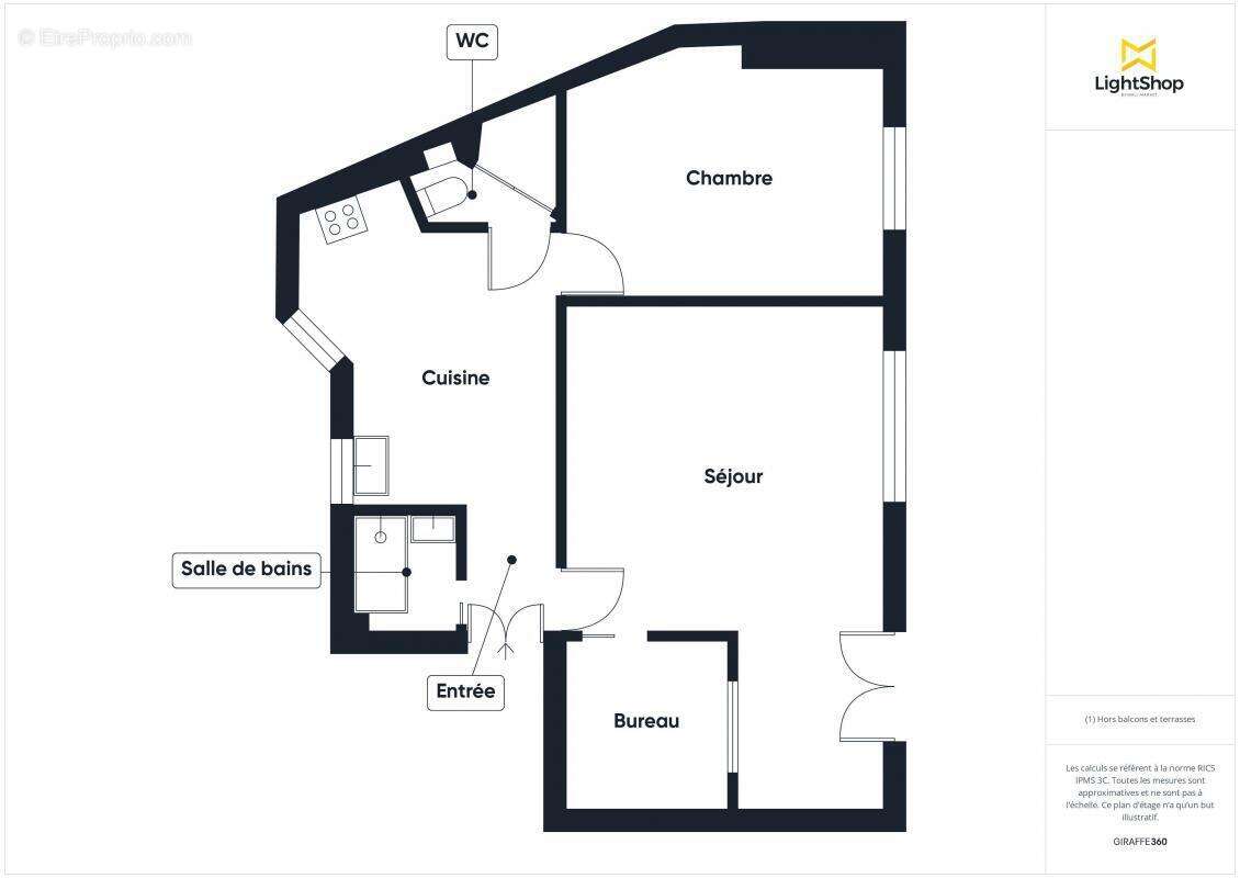 Appartement à PARIS-20E