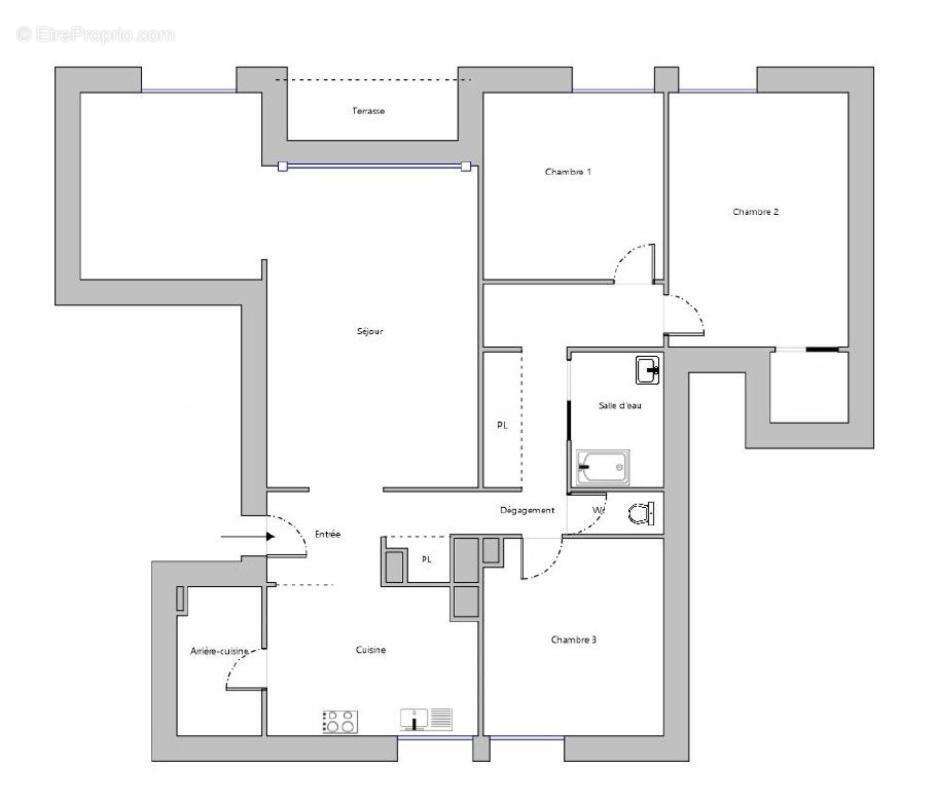 Fréjus – T5 90 m² familial avec terrasse, vue dégagée - photo 8