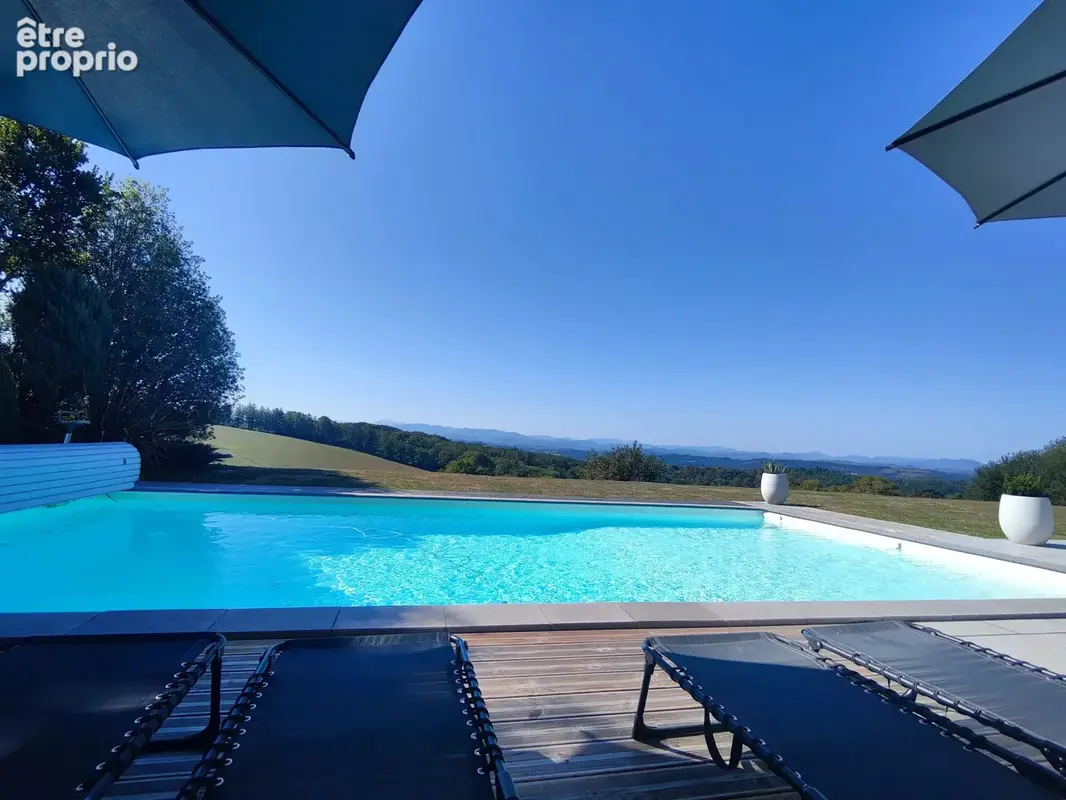 Magnifique maison d'architecte perchée sur les hauteurs face aux Pyrénées - photo 23