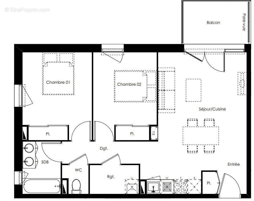 Appartement à GUJAN-MESTRAS