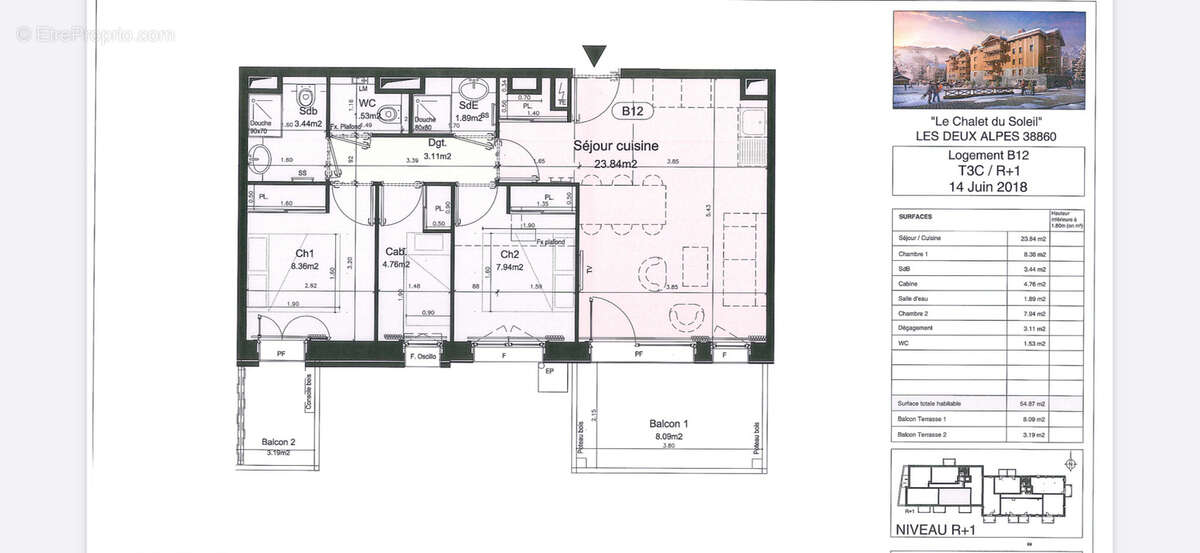 Appartement à MONT-DE-LANS