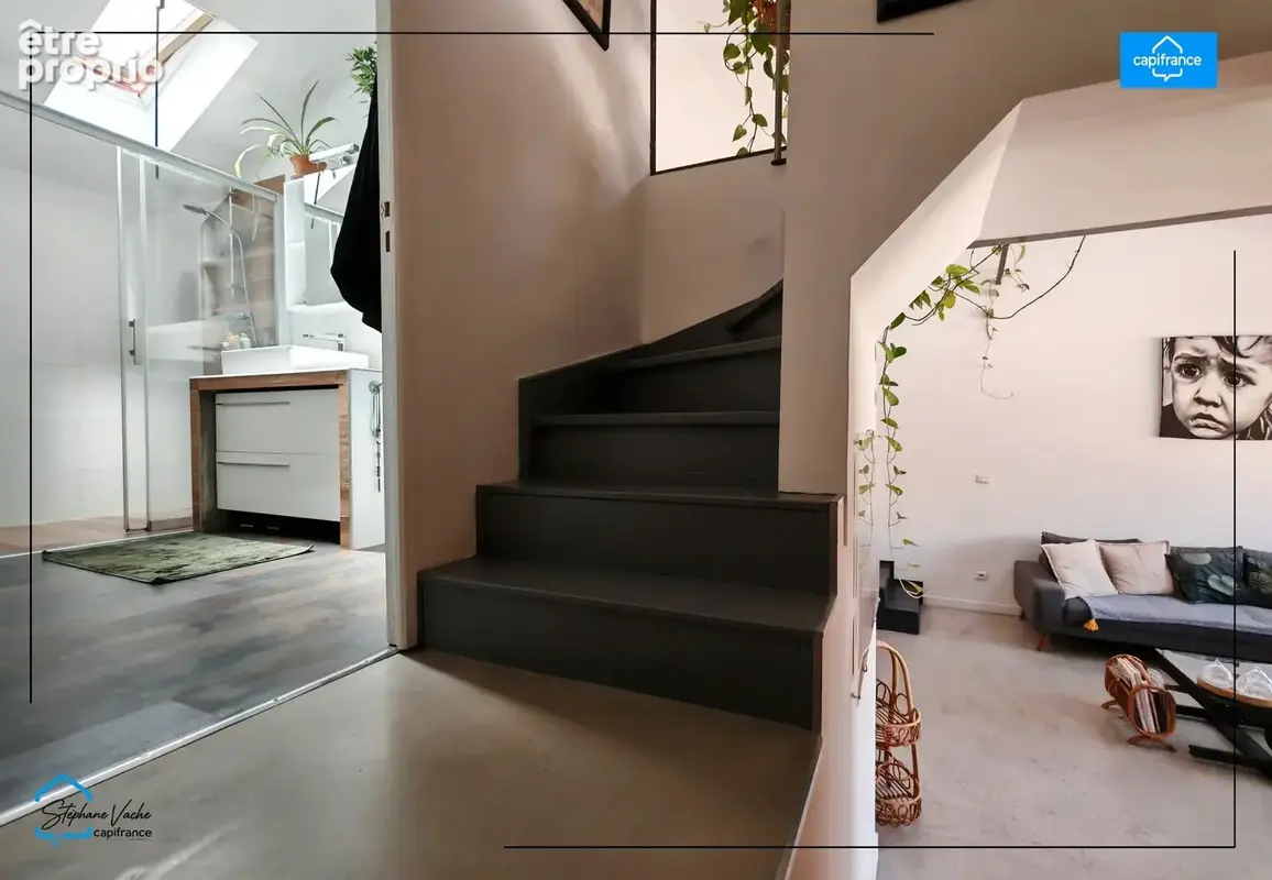 – Maison de ville atypique esprit loft avec garage,  Bas Cours Fauriel - photo 11