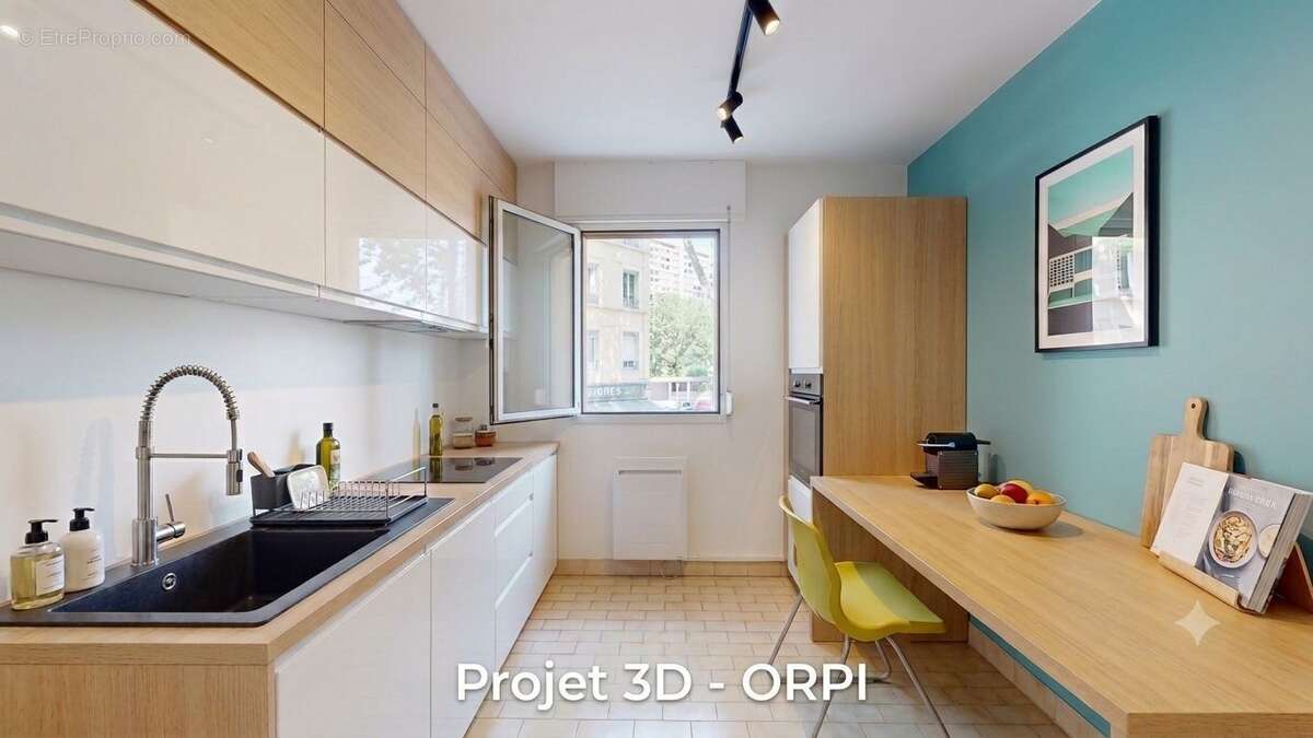  Lyon 3ᵉ – Limite Lyon 6ᵉ  Spacieux T3 de 72 m² avec parking, cave, ascenseur et jardin commun - photo 5