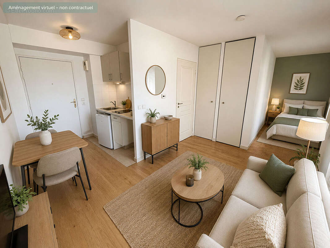 Appartement Le Perreux Sur Marne 1 pièce(s) 28.77 m2 - photo 3