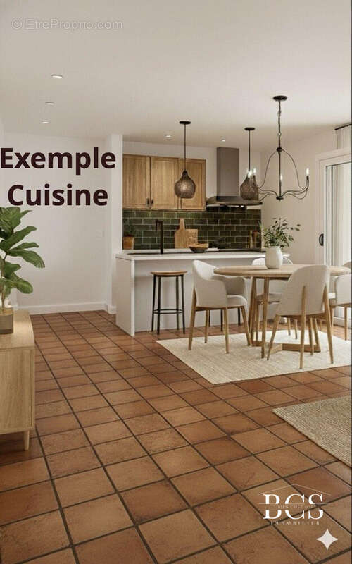 Exemple cuisine - Maison à LANDAS