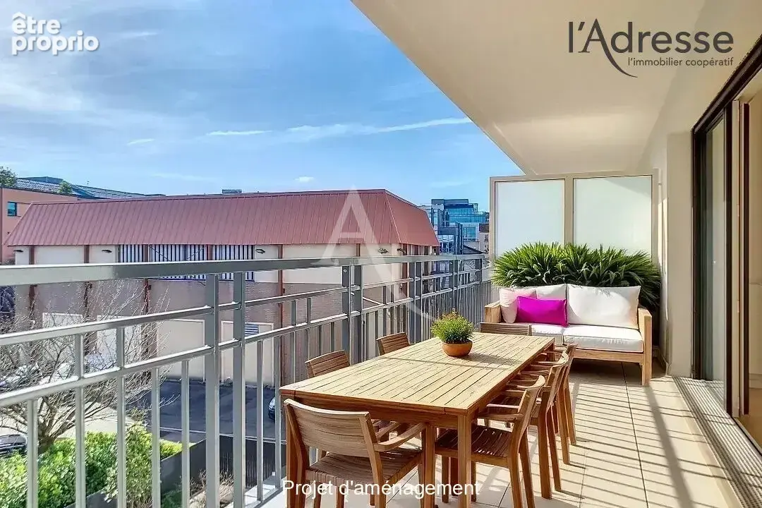 Appartement FRANCO SUISSE Suresnes (quartier Belvédère) 3 pièce(s) 61 m2 avec terrasse 8m² et parking boxé - photo 2