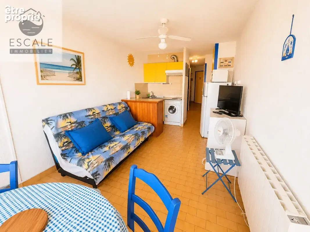 Vente studio cabine + parking face a la mer quartier corniche a sete - photo 4