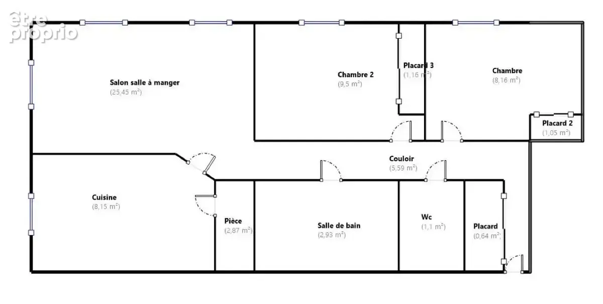 Appartement 3 pièces 67 m² à vendre à Lens (62300) - photo 7