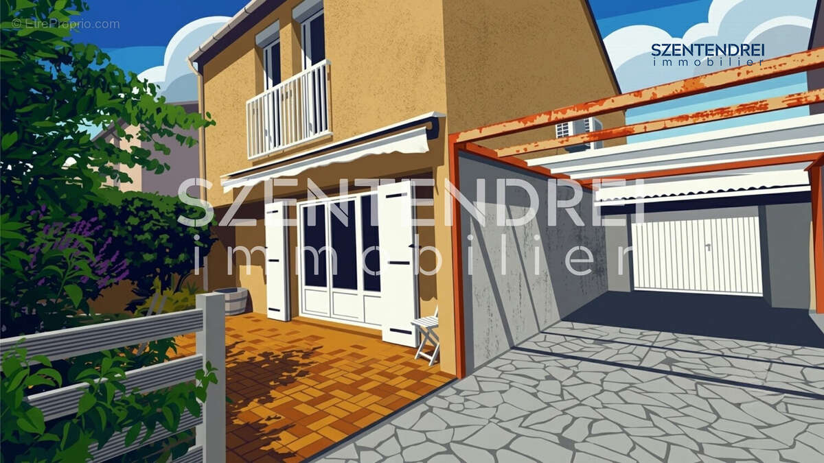 Szentendrei Immobilier - Lunel NORD - maison F6 - jardin - garage  - Maison à LUNEL