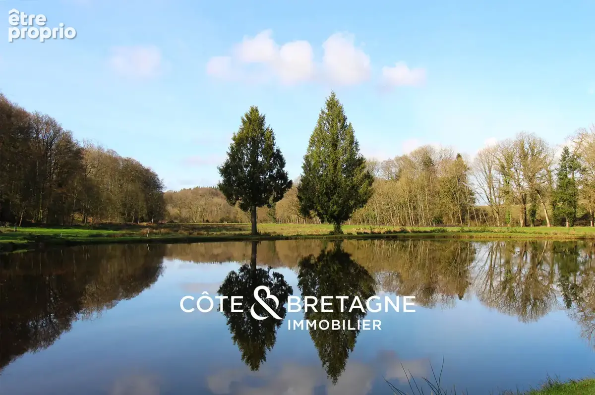 Côte & Bretagne Immobilier vous présente : Domaine historique de 25 ha avec château, moulin à eau, chapelle et - photo 2