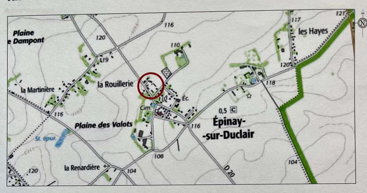 Terrain à EPINAY-SUR-DUCLAIR