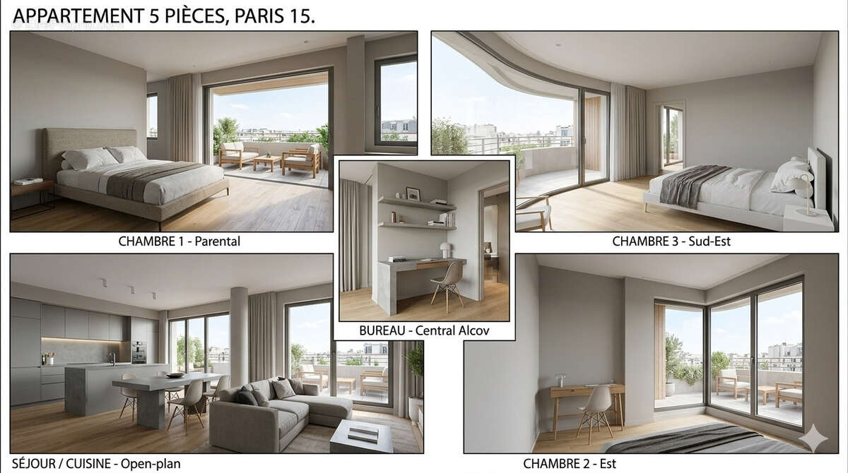 Appartement à PARIS-15E