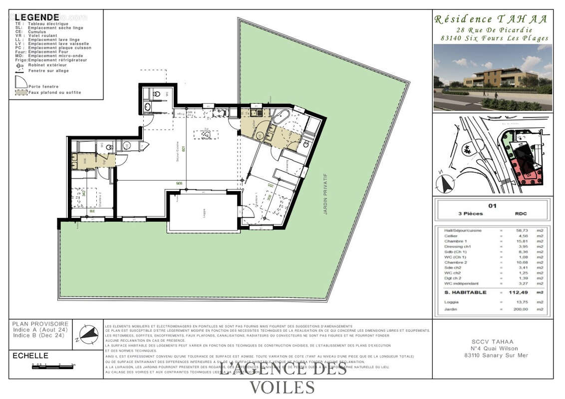 Appartement à SIX-FOURS-LES-PLAGES