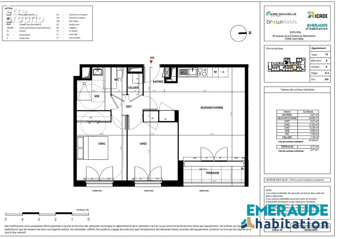 Appartement 3 pièces 61 m² à vendre à Saint-Malo (35400) - photo 5