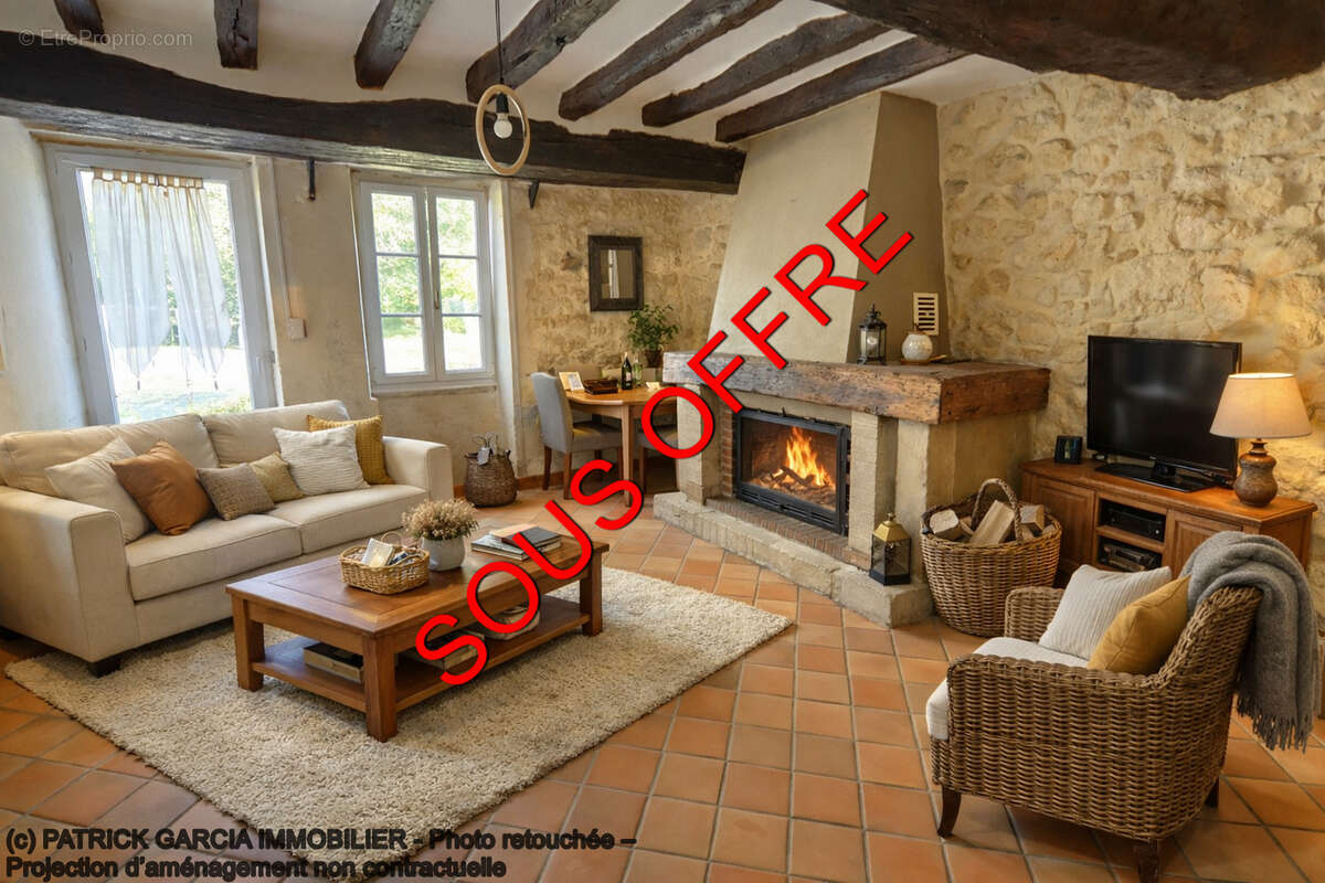 Maison avec charme de l’ancien et potentiel d’aménagement   terrain arboré - photo 4