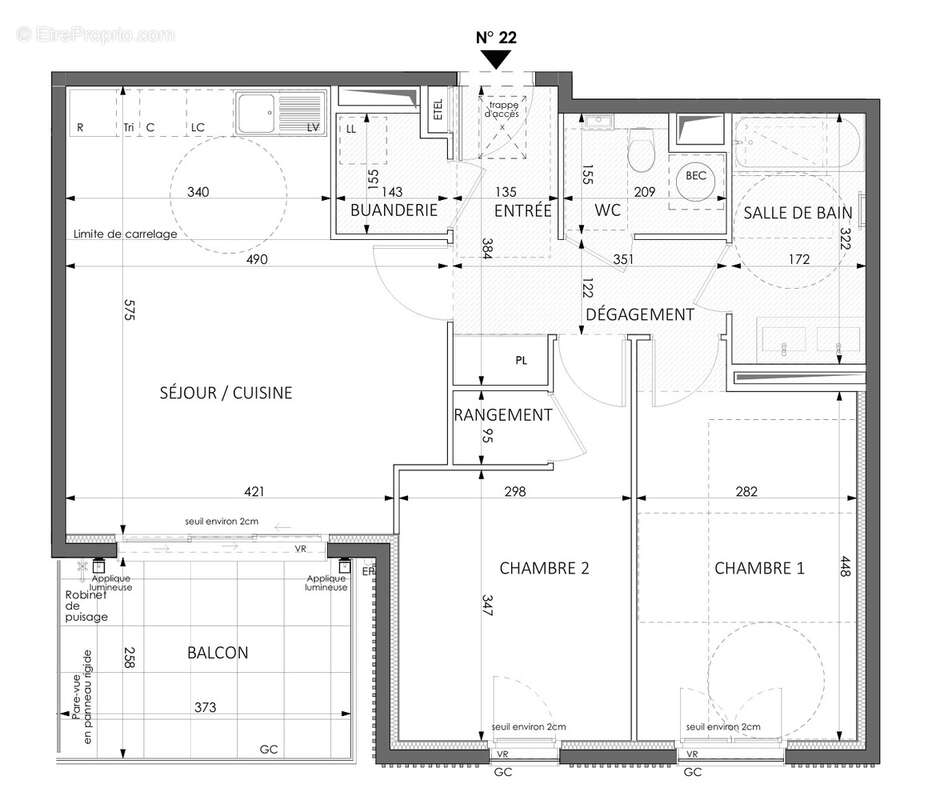 Appartement à BEAUSOLEIL