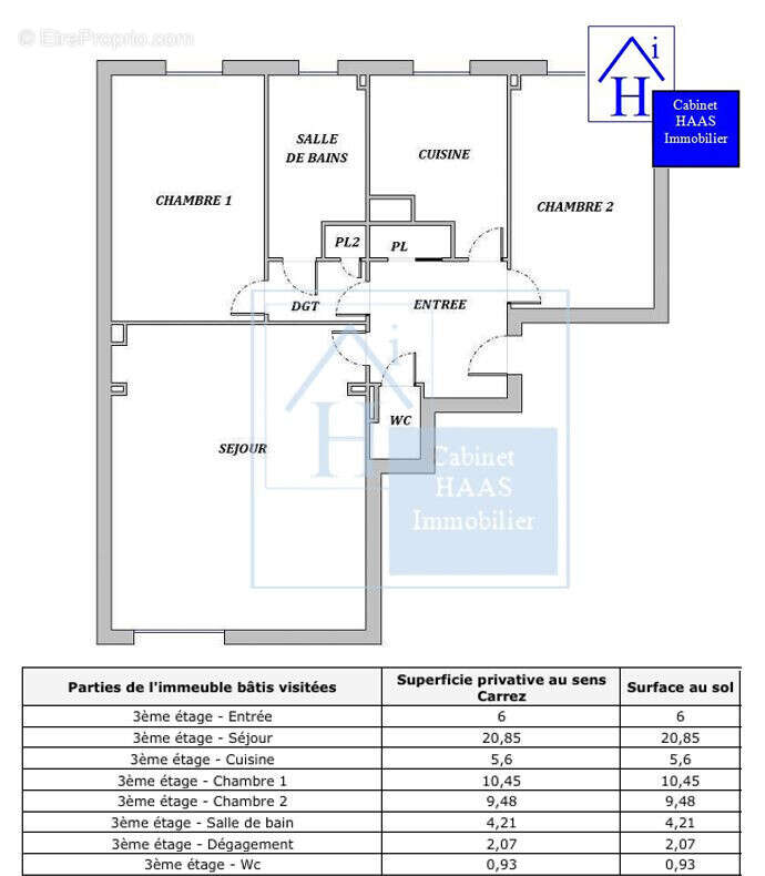 Plan - Appartement à MAISONS-ALFORT