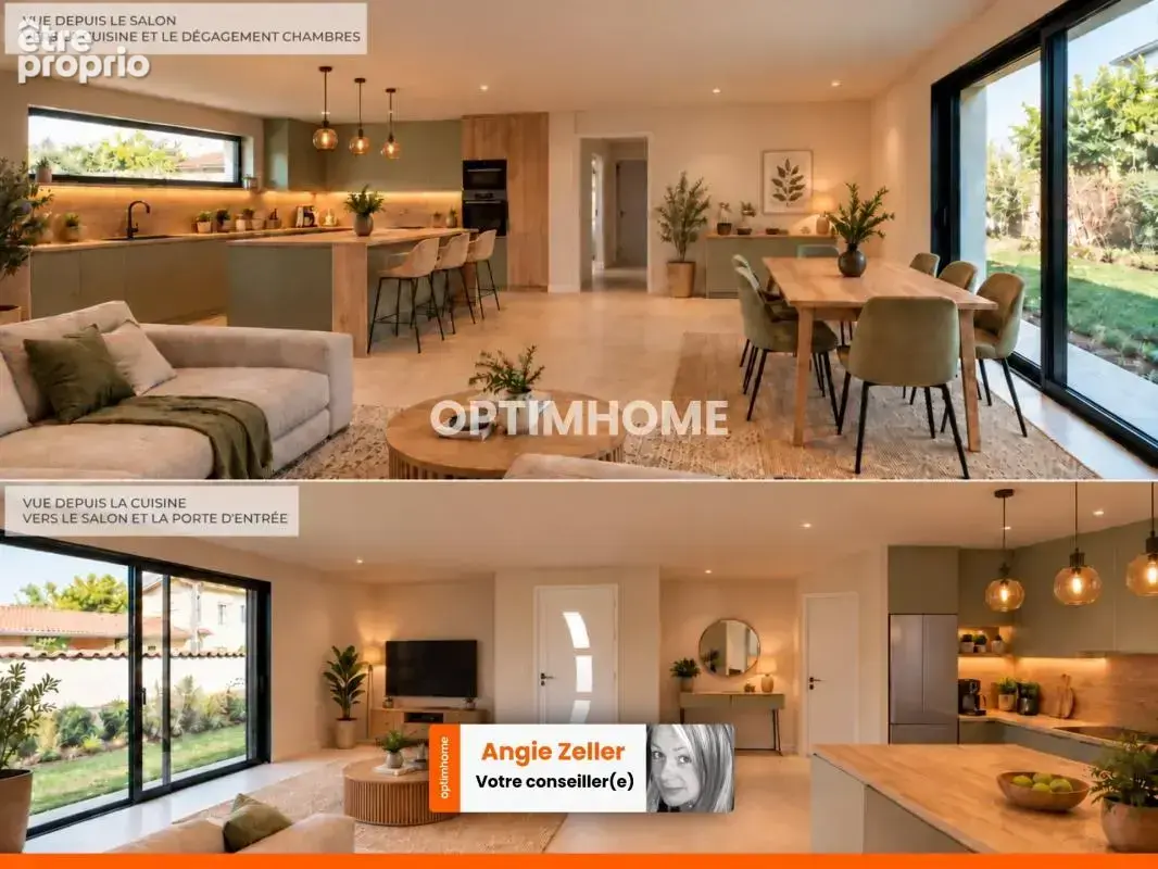 Maison individuelle 82 m² – 3 chambres – Garage – Saint-Romain-de-Jalionas - photo 3