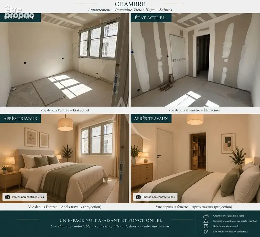 Saintes - immeuble de rapport - 3 t2 + laverie - réhabilitation en cours - photo 8
