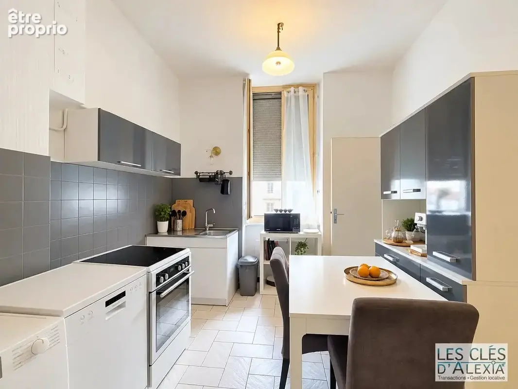 Villeurbanne – t3  de 62,36 m² - traversant avec vue dégagée - photo 2