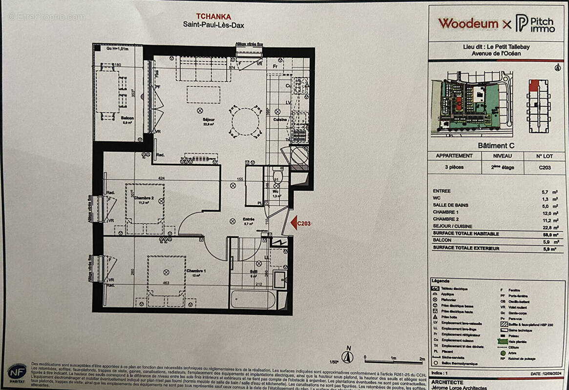 Appartement à SAINT-PAUL-LES-DAX