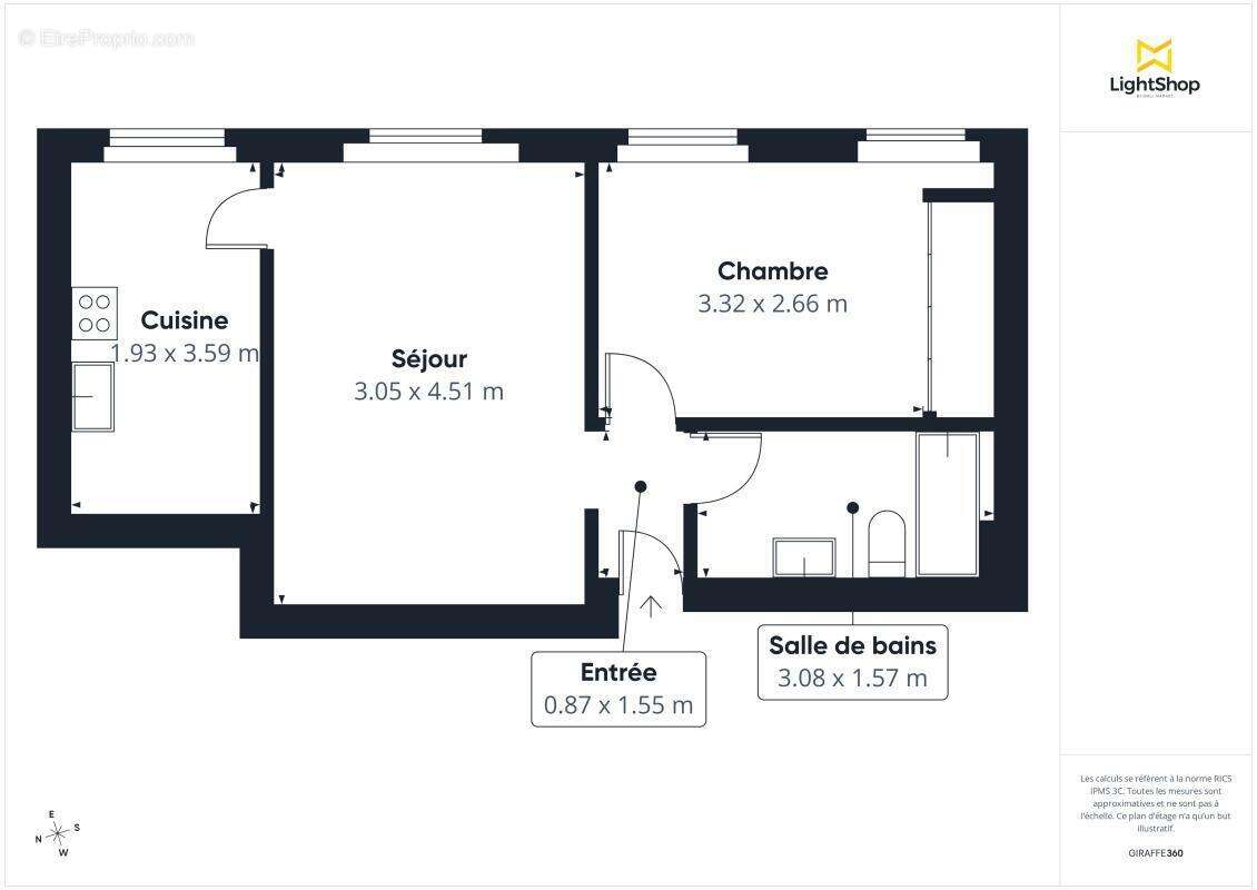 Appartement à PARIS-2E