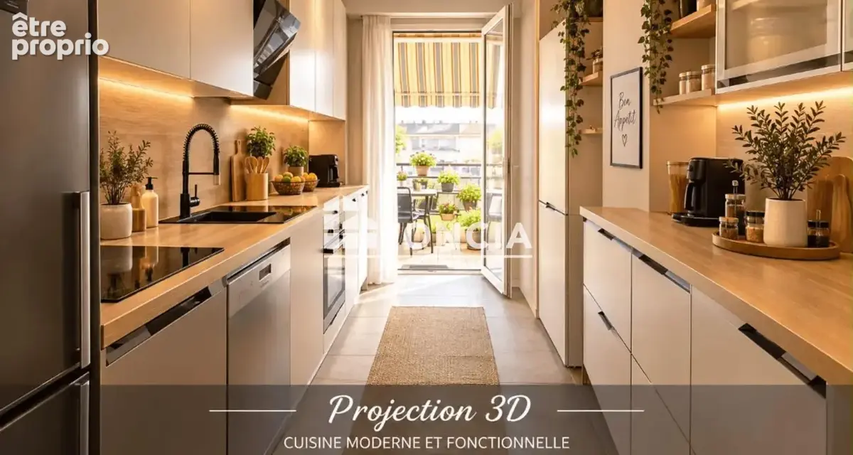 Nice – michelet – 3 pièces traversant en  etage – 2 terrasses – garage fermé - photo 6