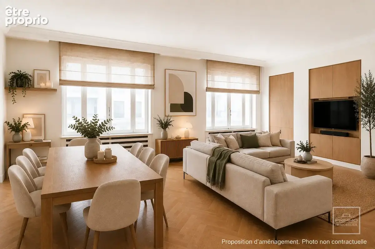 Lyon 6, tete d'or, 114.82m², loggia, possibilité garage - photo 2