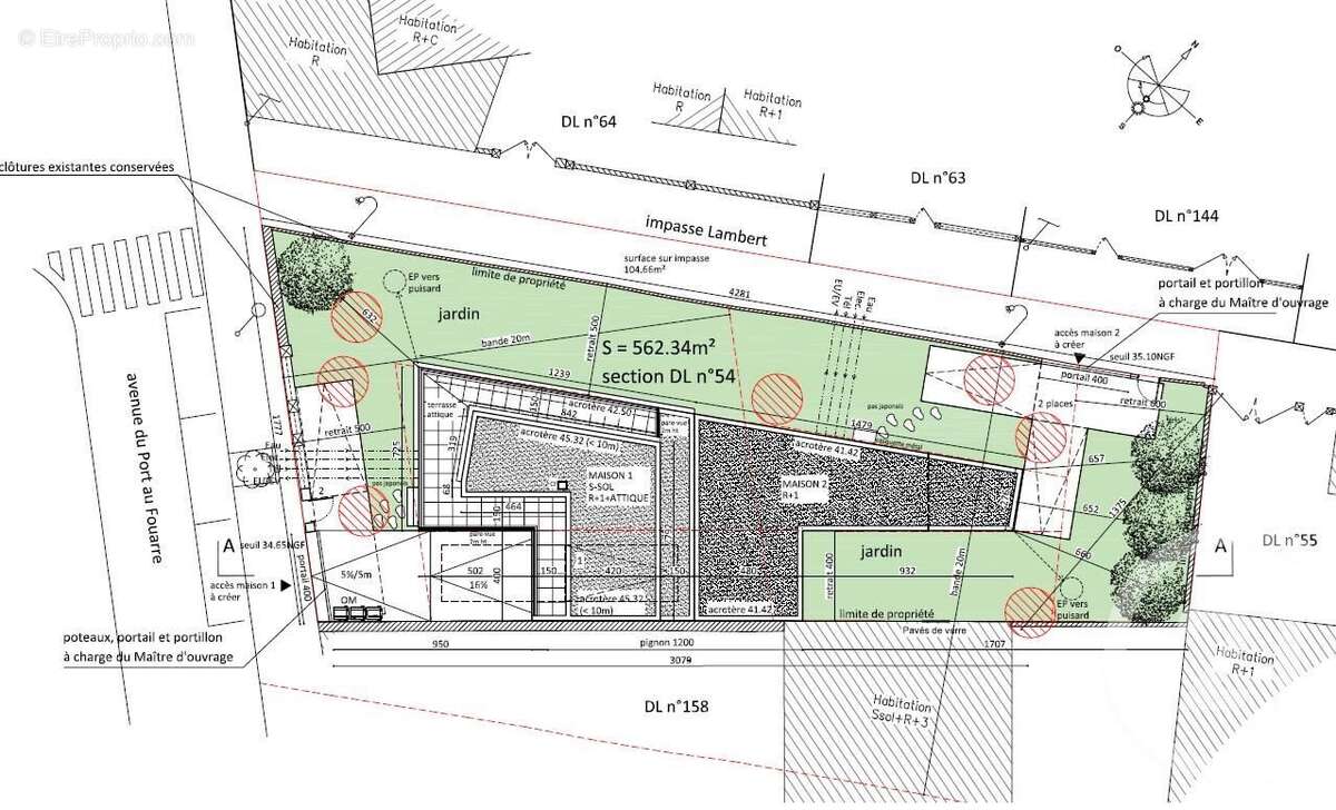 Terrain à SAINT-MAUR-DES-FOSSES