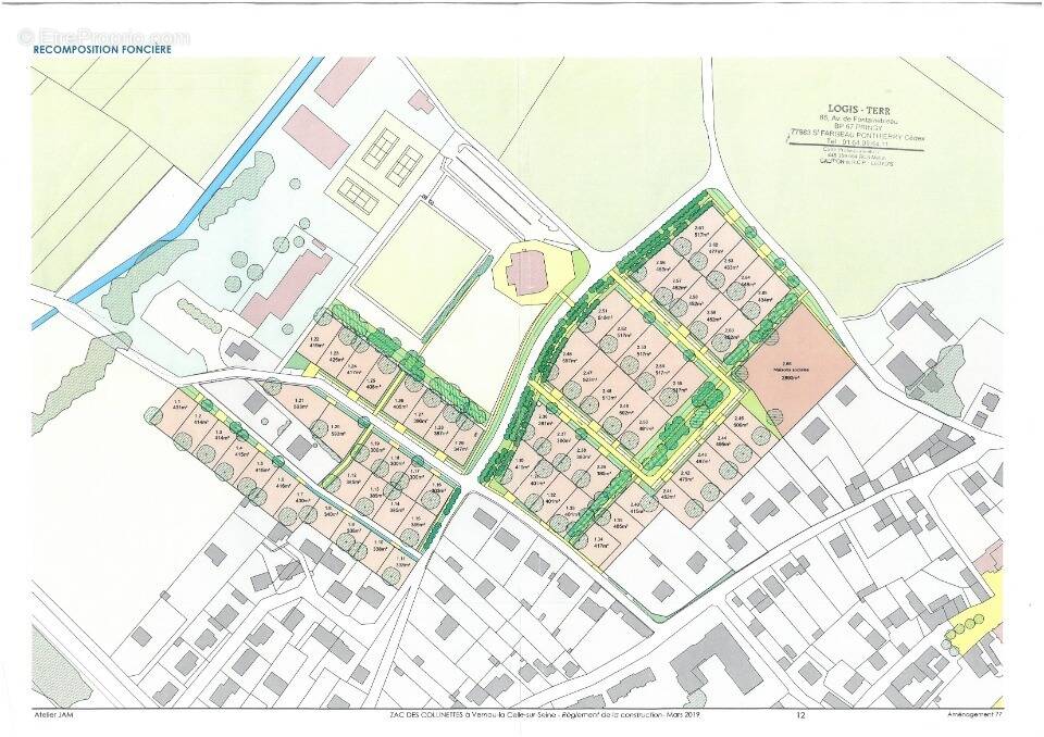 Terrain à VERNOU-LA-CELLE-SUR-SEINE