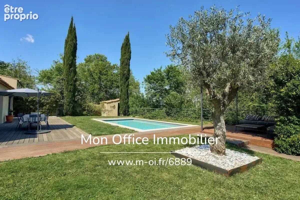 Référence : 6889-VCL. - Contemporaine élégante - Jardin clos et arboré avec piscine - Proche AIX EN PROVENCE - photo 4