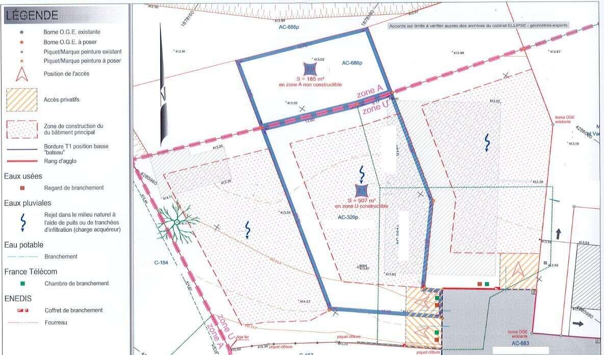 Terrain constructible et viabilisé - photo 2
