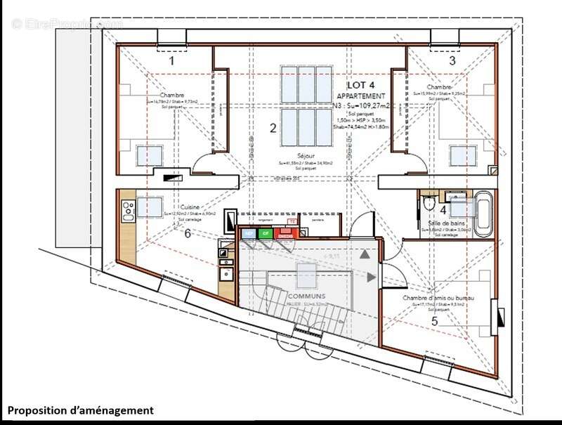 Appartement à POLEYMIEUX-AU-MONT-D'OR