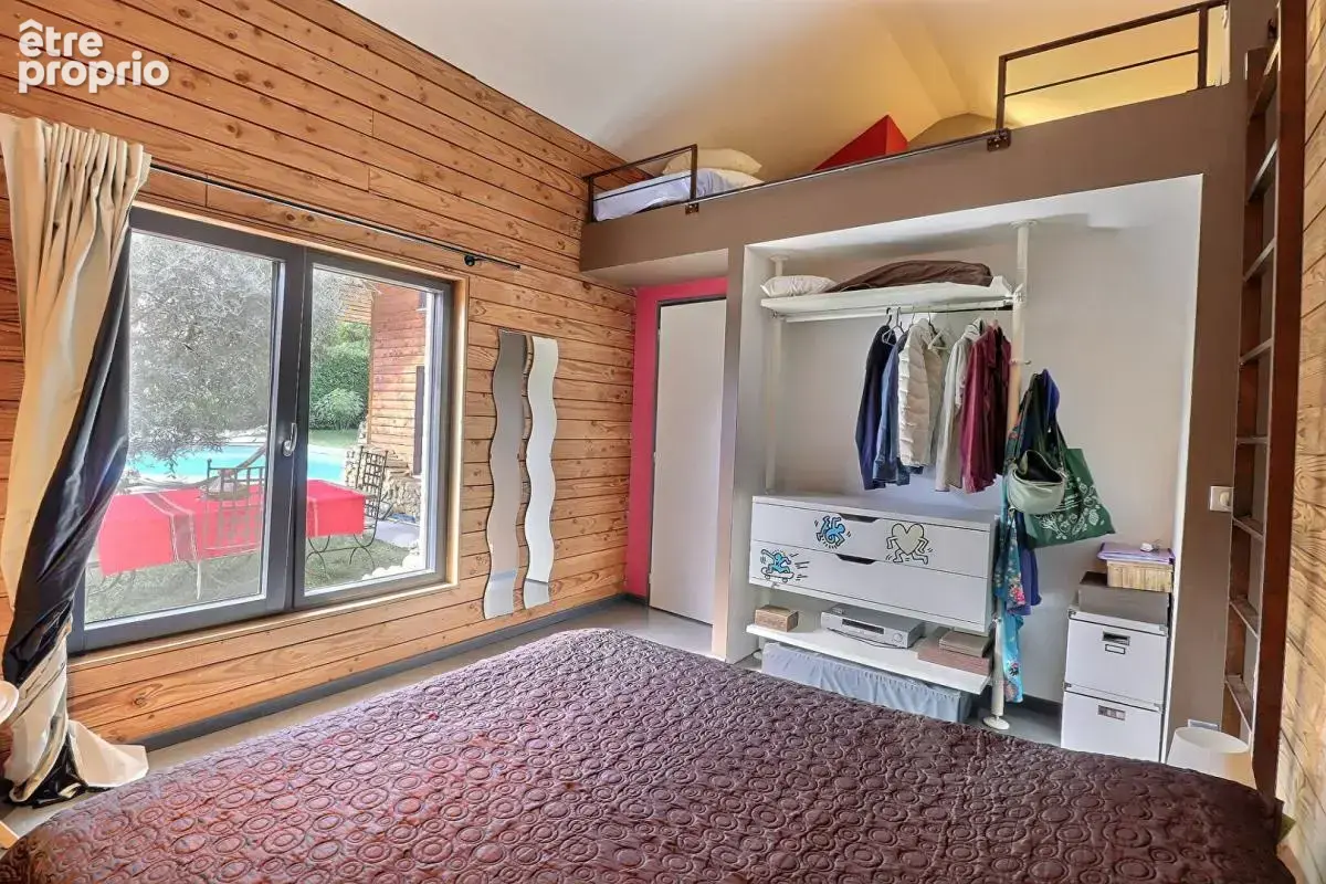 Maison d'architecte bioclimatique 5P 122 m² avec piscine et dépendances à SAINTE-MARIE-D'ALLOIX (38660) - photo 15