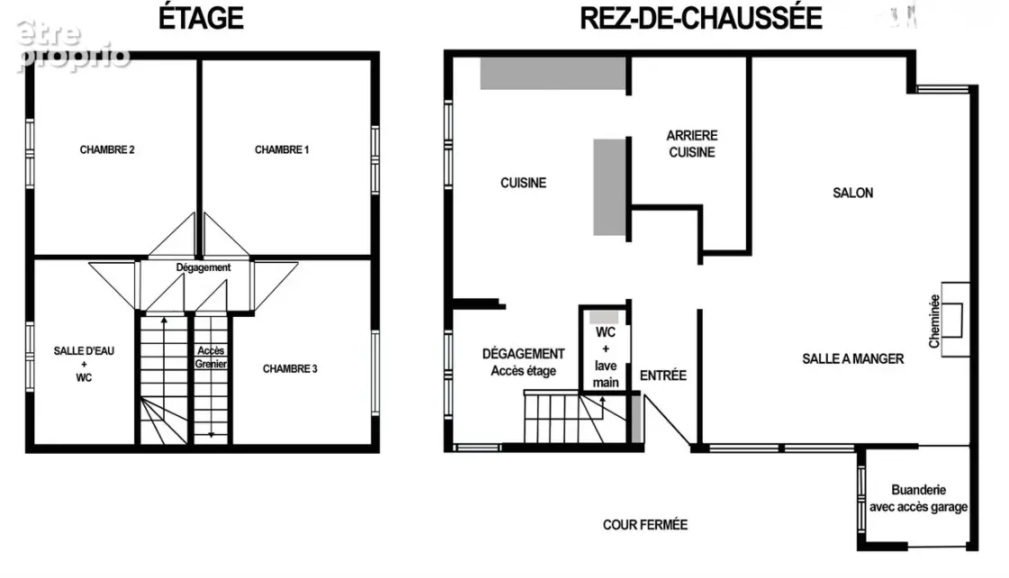 A vendre REUGNY  37194, Maison de 108 m² , 3 chambres,  Cour, Garage - photo 18