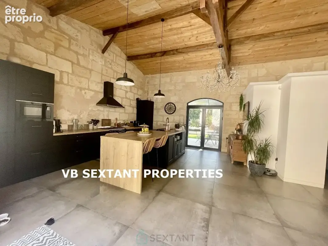 20mn de Bordeaux, maison pierre rénovée avec piscine - photo 2