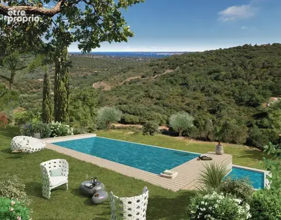 Grimaud villa 5p vue mer domaine ferme - photo 4