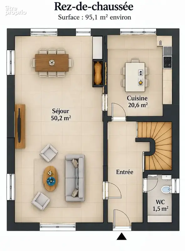 Maison de caractère 272 m² avec piscine  - La Tour-du-Crieu - photo 20