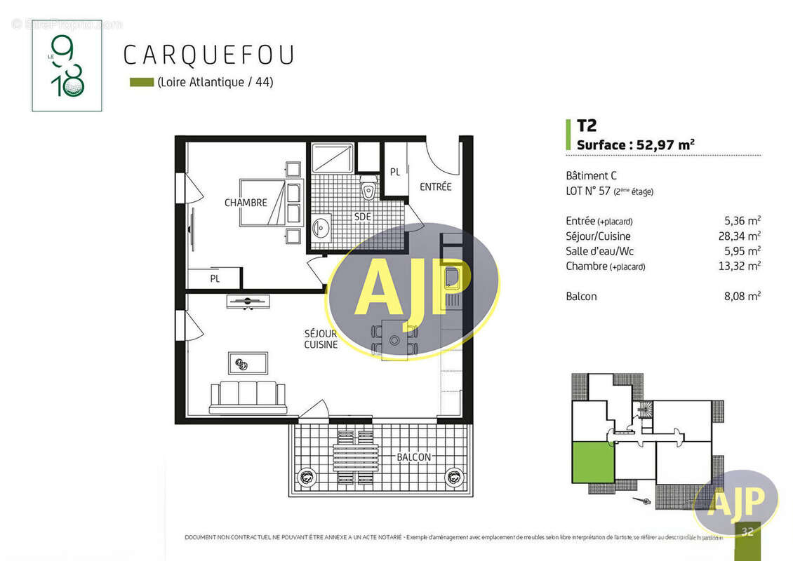 Appartement à CARQUEFOU