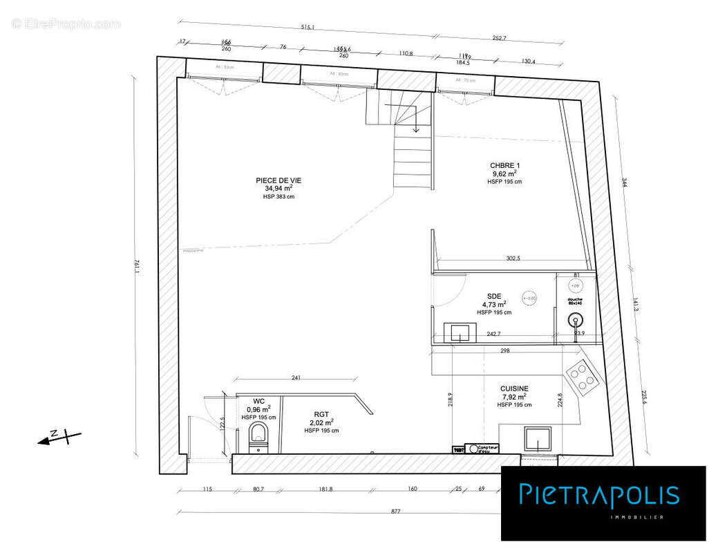 Appartement à LYON-1E