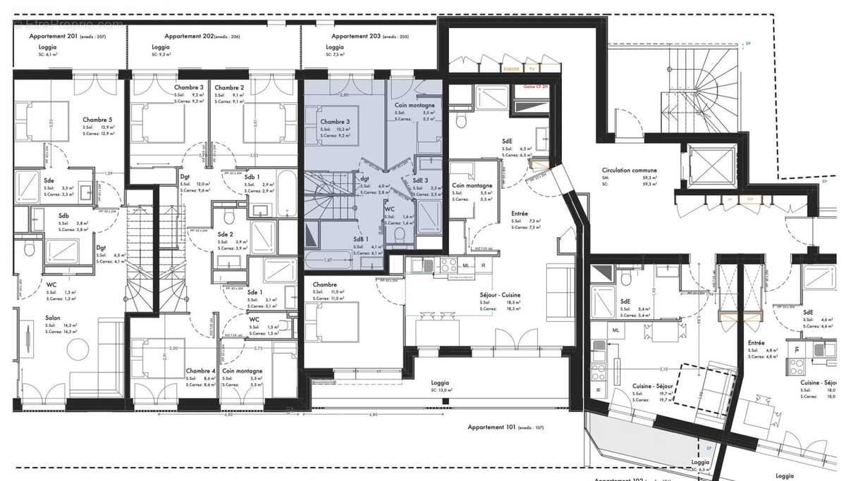 Appartement à CHATEL