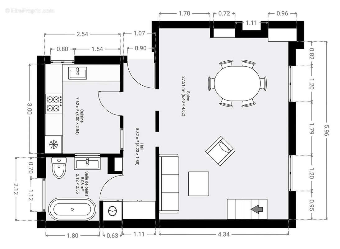 Appartement à PARIS-10E