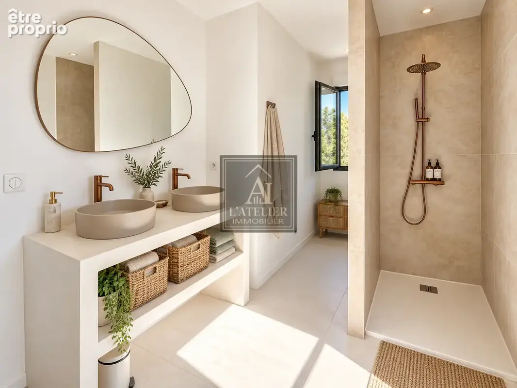 Maison contemporaine de 140 m2 de type 5 avec piscine sur une parcelle de 316 m2 - photo 9