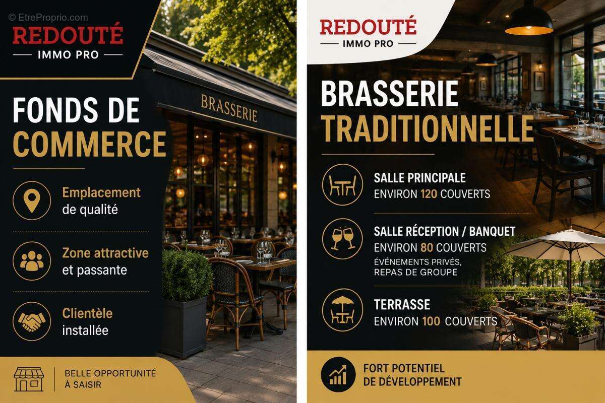 Fonds de commerce –Brasserie tendance- Emplacement attractif - photo 2